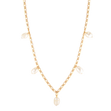 freshwater pearl necklace gold