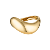 The classic Wave ring in gold 