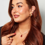 18k Gold Fill Cher Hoops Sal from The Two Broke Chicks