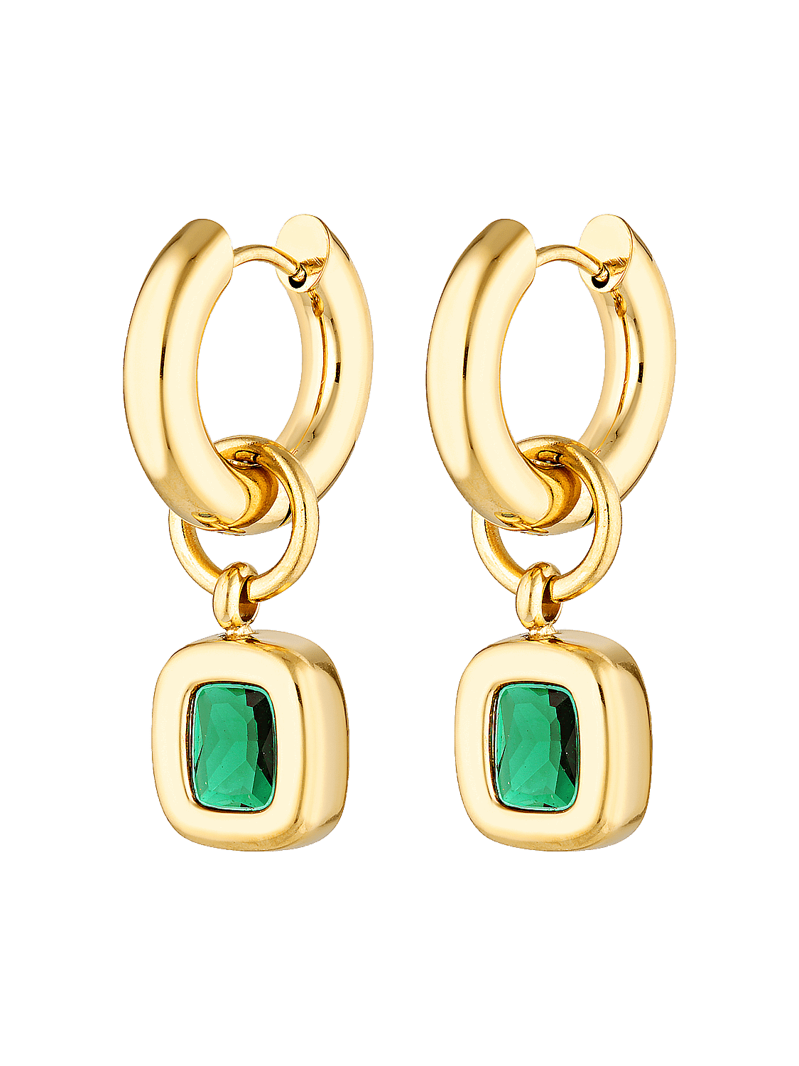 18k gold filled hoop earrings