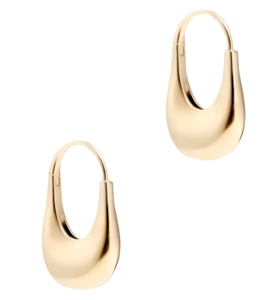 Noma Teardrop earrings made in 14k Gold vermeil on sterling silver 