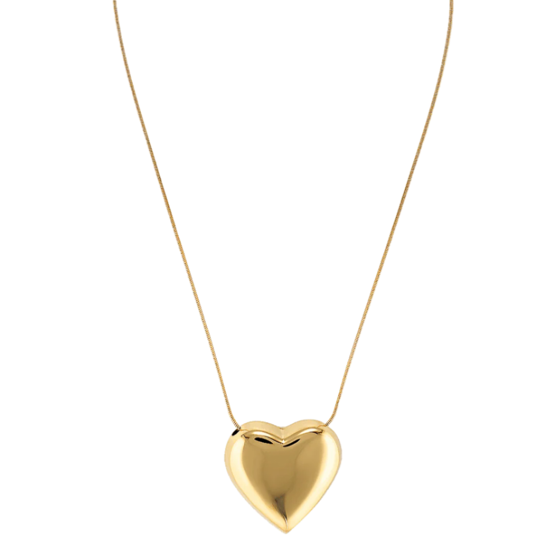 14k gold filled heart necklace