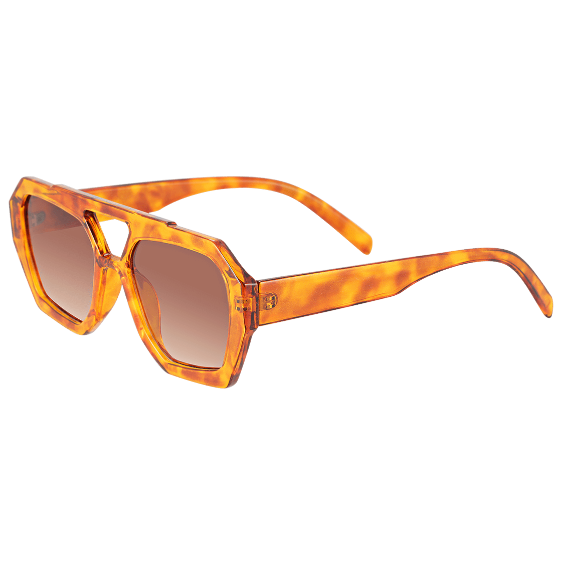 Retro 90’s style orange sunglasses