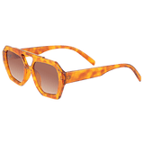 Retro 90’s style orange sunglasses