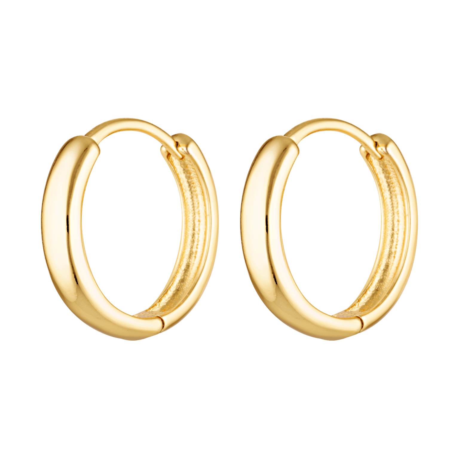 Everyday small gold hoops