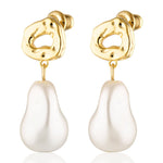 Janie Pearl stud earrings 