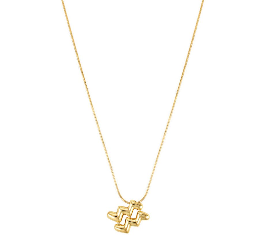 Zodiac necklace in gold