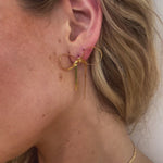 UGC video of the Gold Fill Bow earrings 