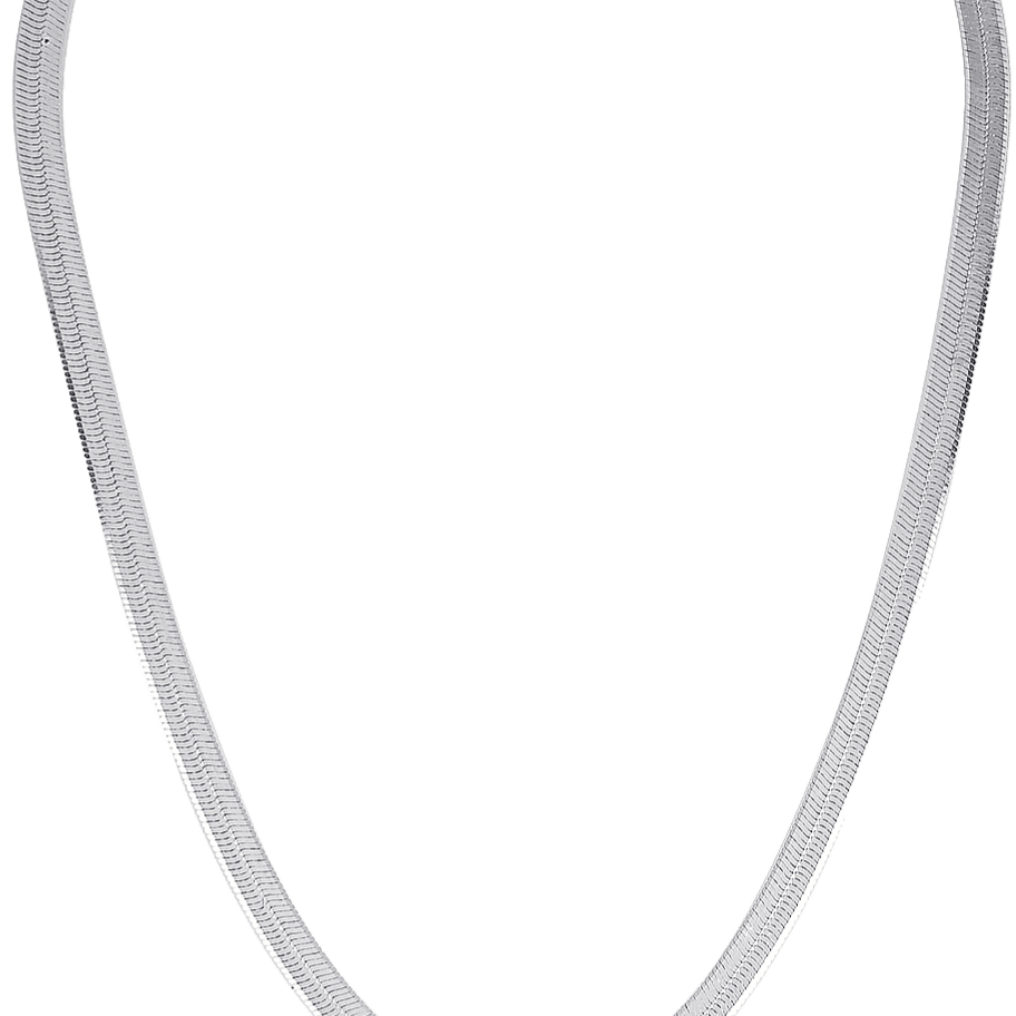 Sterling silver snake chain  necklace