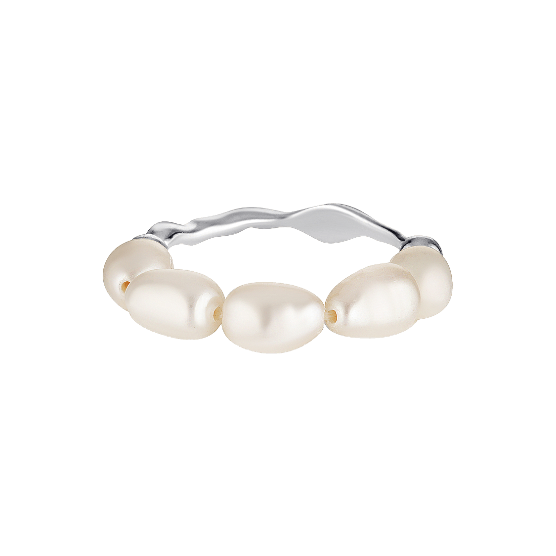 Pearl adjustable ring 