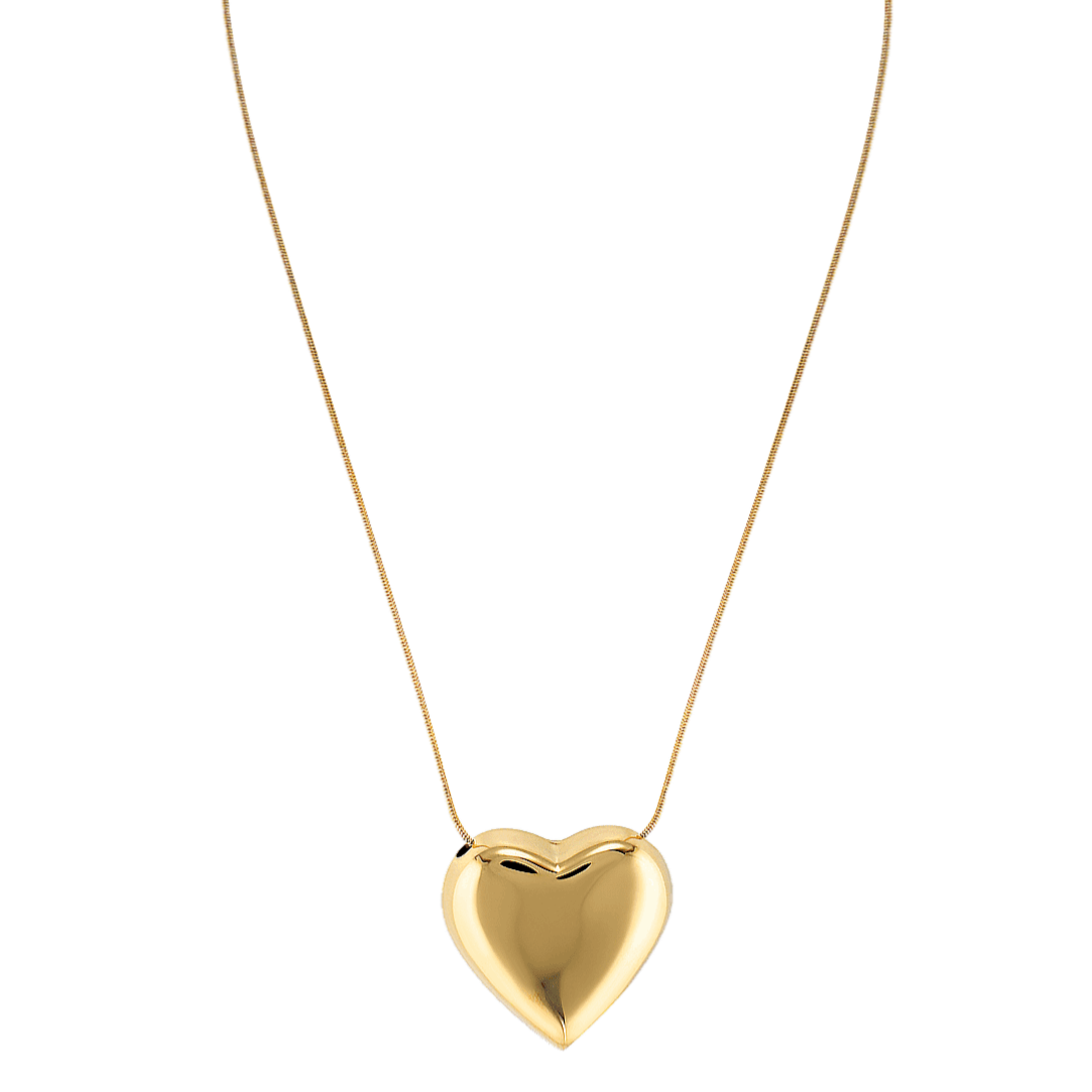 14k gold filled heart necklace